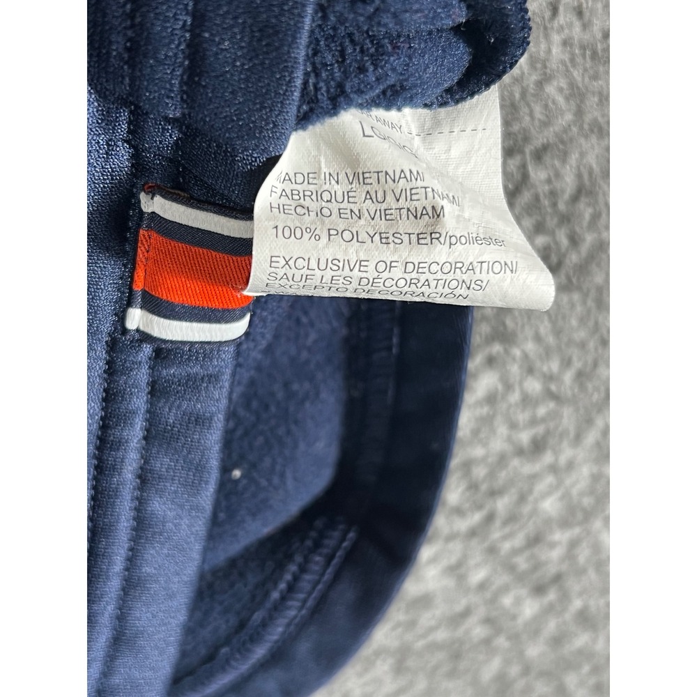 Under Armour Auburn Tigers Mens Large War Eagle Quarter Zip Pullover Navy Blue - Picture 5 of 10